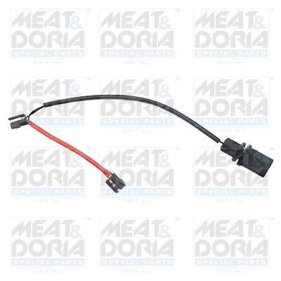Warning Contact, brake pad wear